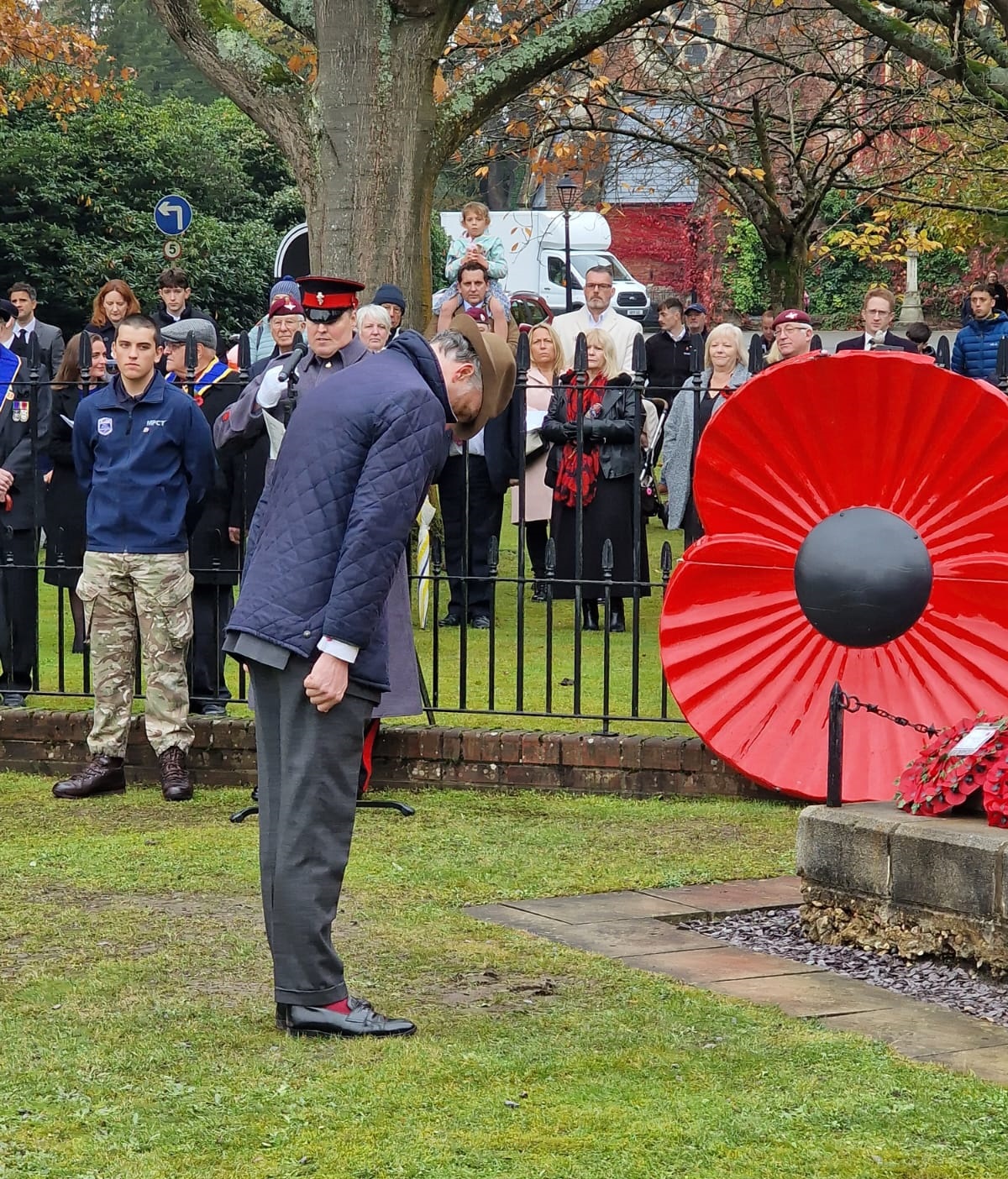 Leo Docherty MP attends Remembrance Sunday 2023 services | Leo Docherty MP