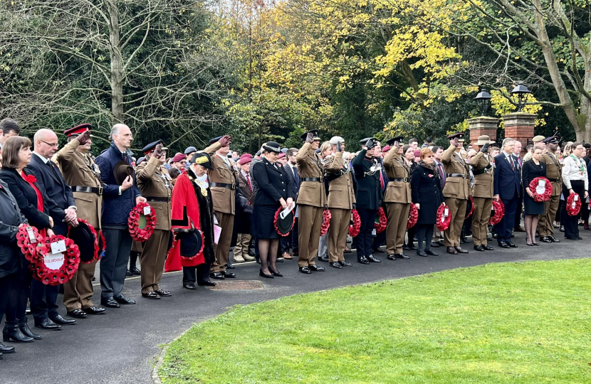 Service of Remembrance at Aldershot Garrison Church of All Saints