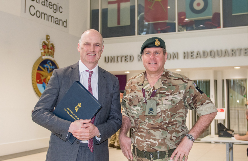 Leo at Permanent Joint Headquarters, Northwood