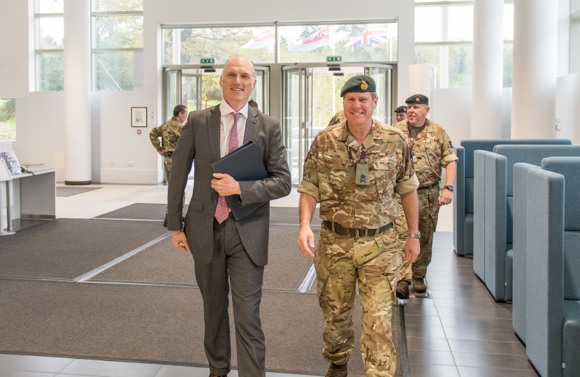 Leo at Permanent Joint Headquarters, Northwood